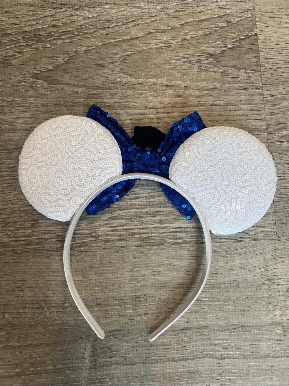Nautical Sequin Minnie Mouse Ear Headband - Cruise Mickey ears
